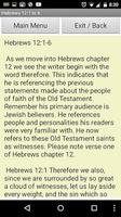 Bible Insight Hebrews 12 captura de pantalla 2