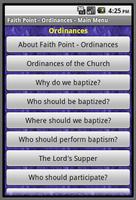 Faith Point Ordinances 포스터