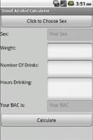 Blood Alcohol Calculator ポスター