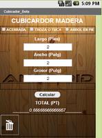 Cubicador de Madera Pro capture d'écran 1