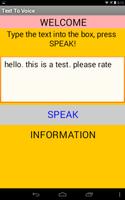 برنامه‌نما Text to Voice FREE عکس از صفحه