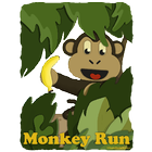 Monkey run icon