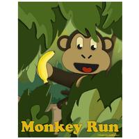 Monkey run poster