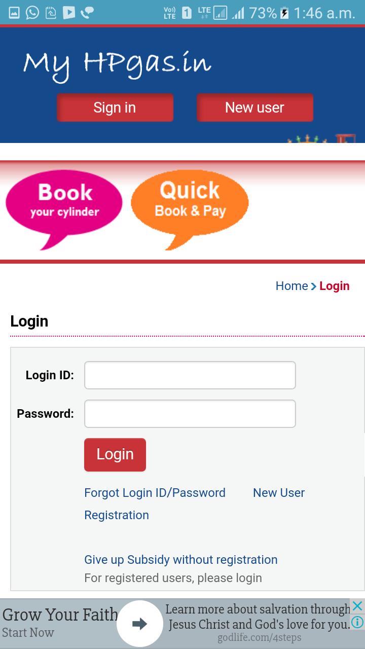 Hp Gas Booking Online For Android Apk Download