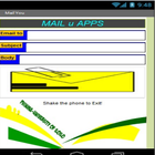 Mail u App أيقونة