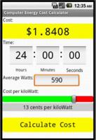 Computer Electric Cost Calc capture d'écran 2