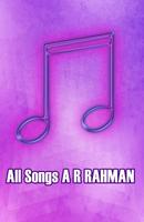 All Songs A R RAHMAN Affiche