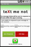 Text Me Not 포스터