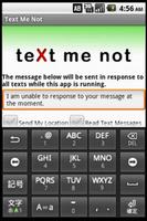 برنامه‌نما Text Me Not عکس از صفحه