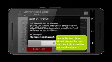 QR to CSV capture d'écran 2