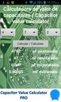 Capacitor value calculator Cartaz