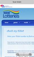NSW Lotto Ticket Checker Affiche