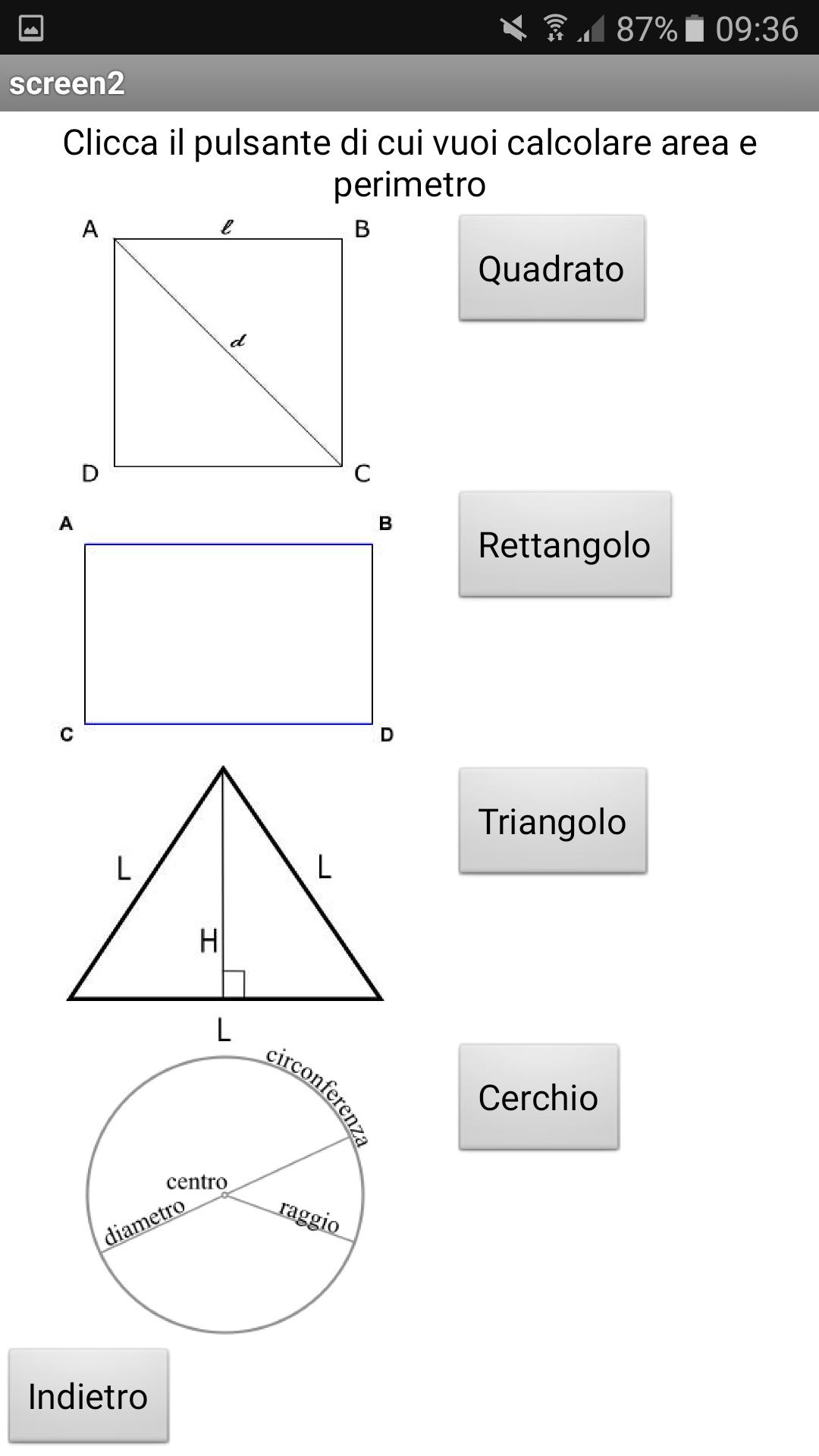 Formula Per Calcolare L Area Del Quadrato Www Pesi E Misure It