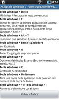 1 Schermata Atajos de teclado de Windows 7