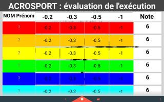 Acrosport Evaluation Exécution screenshot 3