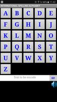 World Spelling Alphabet Affiche