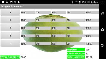 coconuts calculator ảnh chụp màn hình 1