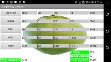 coconuts calculator capture d'écran 2