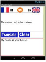 English French Translate Affiche