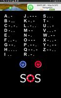 SOS Morse Signals poster