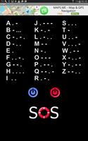 SOS Morse Blinksignale Screenshot 2