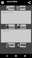 secret letter - the best encryption App poster