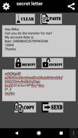 secret letter - the best encryption App screenshot 1