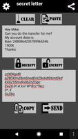 secret letter - the best encryption App capture d'écran 1