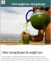 7 Weight Loss Juicing Recipes poster