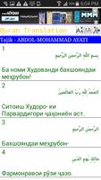 Tajik Quran Affiche