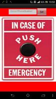 Emergency Assistance Button plakat