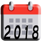 Calendar 2018 icône