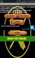 Juego test Guardia Civil poster