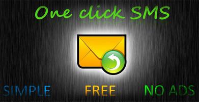 One click SMS - GSM remote Affiche