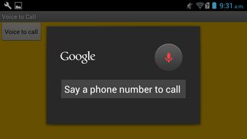 Voice to phone call screenshot 2