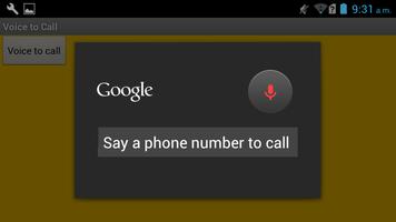 Voice to phone call capture d'écran 3