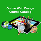Online Web Design Course List icon