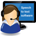 Speech to edit text 图标