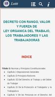 Ley del Trabajo (LOTTT) скриншот 1