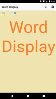 Word Display poster