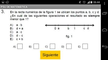 PSU de Matemática screenshot 3