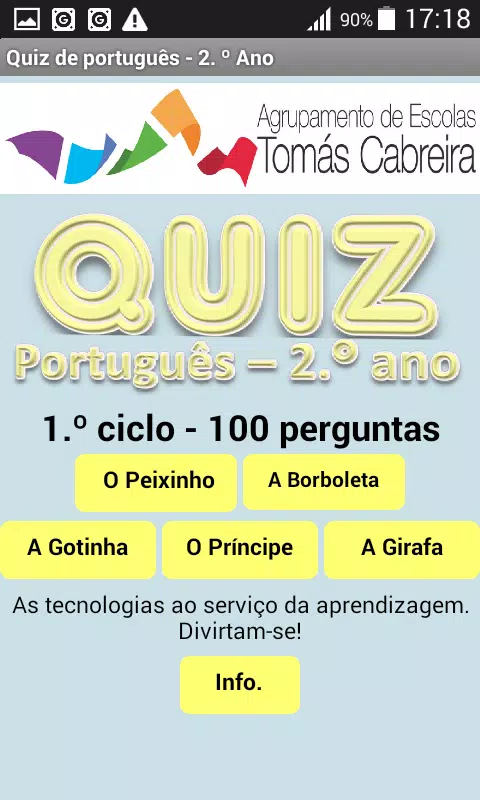 Quiz de Português (15) para o 1° e 2° ano Fundamental