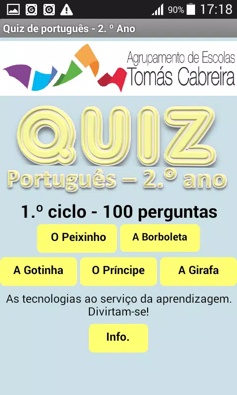 Quiz Língua Portuguesa 2 - Ensino Fundamental - 10 Perguntas 