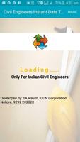 Civil Engineers Instant Data Tool Affiche