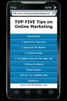 Top Free Online Marketing Tips Affiche