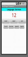 Talking Multilingual Stopwatch ảnh chụp màn hình 1