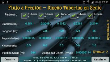 Sistema de Tuberías en Serie.  screenshot 1