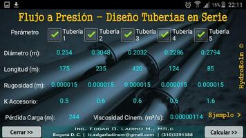 Sistema de Tuberías en Serie.  스크린샷 1