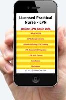 Online LPN Programs Info plakat