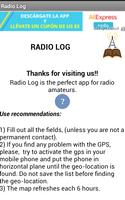 Radio Log capture d'écran 1